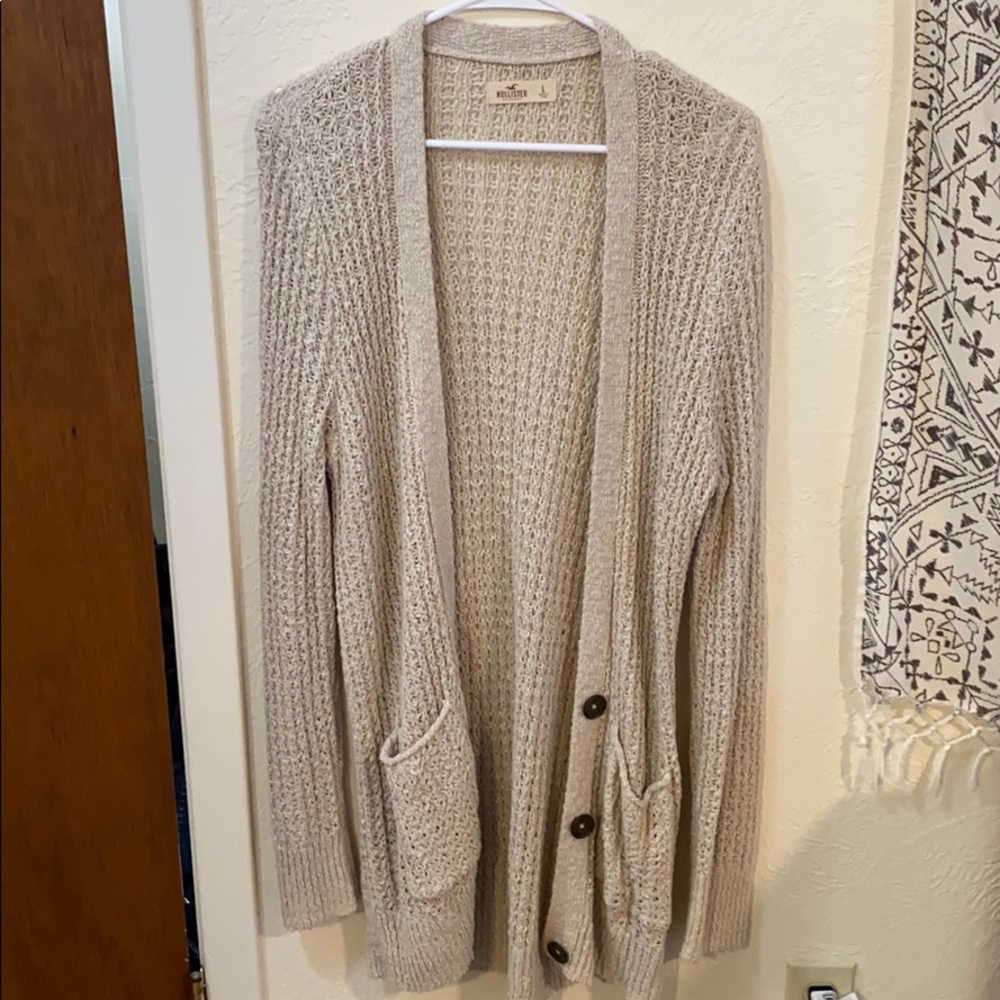 Tan cardigan